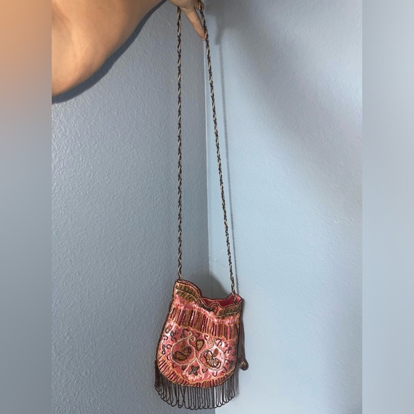 Beaded bag 💖 handmade bag vacation bag summer bag crossbody bag messenger bag - Picture 2 of 13